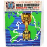 Jules Rimet 1966 World Cup programme. P&P Group 2 (£18+VAT for the first lot and £3+VAT for