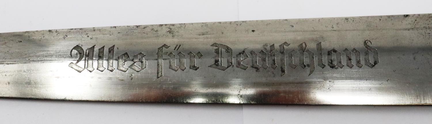 Rare early Third Reich SA dagger with brown painted sheath, maker Eichorn, Solingen. P&P Group 3 (£ - Image 3 of 3