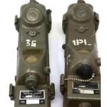 Pair of Vietnam War era US PRC66 Banna VHF walkie talkies. P&P Group 2 (£18+VAT for the first lot