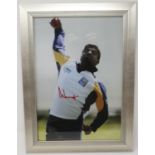 Muttiah Muralitharan (Sri Lanka Cricket) signed publicity shot photograph, 20 x 29 cm. POSTAGE