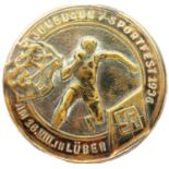 1936 dated German Hitler Youth sports badge. P&P Group 1 (£14+VAT for the first lot and £1+VAT for