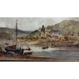 Alfred Edward Parkman (1852-1930): watercolour, Tintern Abbey, 37 x 25 cm. Not available for in-hou