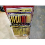 New unused six piece screwdriver set. P&P Group 1 (£14+VAT for the first lot and £1+VAT for