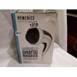 Homedics handheld shiatsu massager, complete and boxed. P&P Group 2 (£18+VAT for the first lot