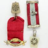 Two boxed masonic medals. P&P Group 1 (£14+VAT for the first lot and £1+VAT for subsequent lots)
