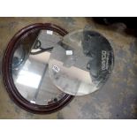 Two oval mirrors. Not available for in-house P&P
