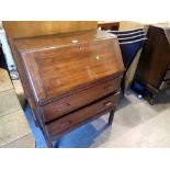 Oak bureau with fitted interior. Not available for in-house P&P