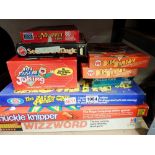 Nine vintage games from 1970s. Not available for in-house P&P