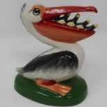 Lorna Bailey prototype pelican, no cracks or chips, H: 15 cm. P&P Group 1 (£14+VAT for the first lot