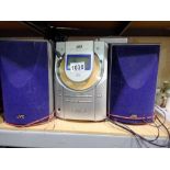 JVC CD/HIFI system. All electrical items in this lot have been PAT tested for safety and have