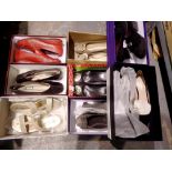 Quantity of mixed boxed ladies shoes including Stuart Weitzman, sizes 6.5 UK. P&P Group 1 (£14+VAT