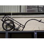 Two wheeled pull along trolley. Not available for in-house P&P