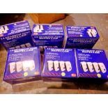 Six boxes of four Ultrasonic Repellers. Not available for in-house P&P