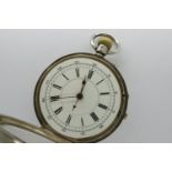 Unusual Swiss hallmarked silver cased centre seconds chronograph with stopwatch three button,