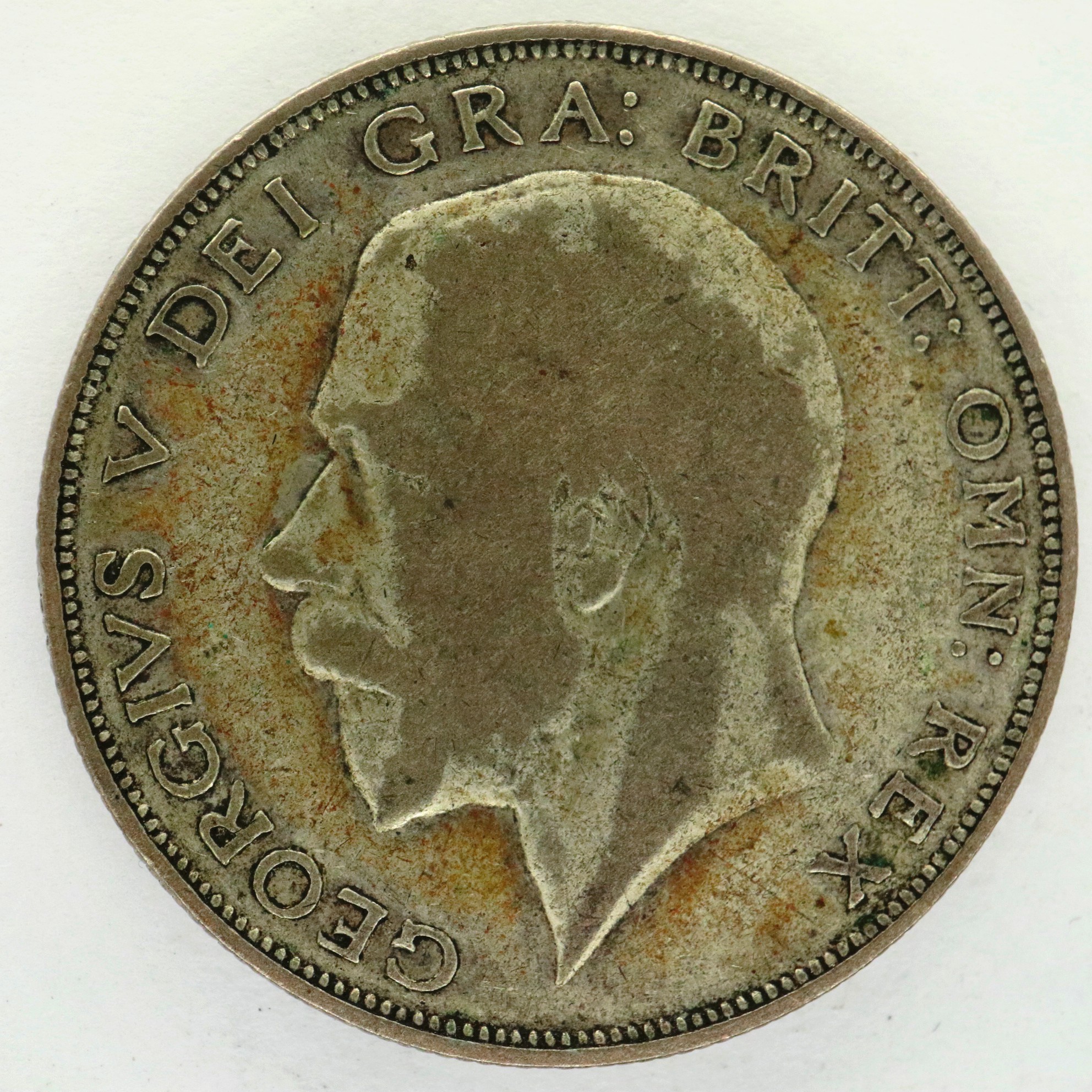 1925 Key date silver half crown of George V. P&P Group 0 (£5+VAT for the first lot and £1+VAT for - Image 2 of 2