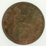 1890 halfpenny of Queen Victoria. P&P Group 0 (£5+VAT for the first lot and £1+VAT for subsequent