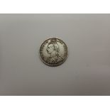 1887 silver half crown of Queen Victoria. P&P Group 0 (£5+VAT for the first lot and £1+VAT for
