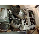 Mixed stainless steel kettles and toasters. Not available for in-house P&P