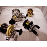 ABU Garcia Mitchell 602 and 624 reels and another. UK P&P Group 2 (£20+VAT for the first lot and £