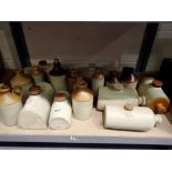 Mixed stoneware including hot water bottles. Not available for in-house P&P