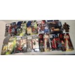 Twelve Star Wars figurines. Not available for in-house P&P