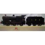 OO scale Hornby R3313 class 4F, LMS Black, 4323, in excellent condition, detail fitted, damaged box.