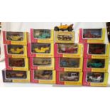 Sixteen Matchbox Yesteryear cars, mostly in excellent condition, boxes with slight wear. UK P&P