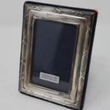 Small hallmarked silver photograph frame, Birmingham assay, 110 x 80 mm. UK P&P Group 2 (£20+VAT for