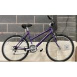 Raleigh vixen bike with 18 shimano SIS gears and 20 inch frame. Not available for in-house P&P
