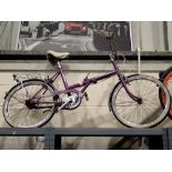 Raleigh Twenty ladies bike single speed 18 inch frame. Not available for in-house P&P