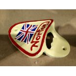 Wall mounted Norton bottle opener, H: 80 mm. UK P&P Group 1 (£16+VAT for the first lot and £2+VAT