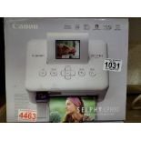 Canon Selphy CP800 compact photo printer with power supply. Not available for in-house P&P