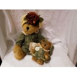 Two Boyds bears, Abigail and Emmie Brambleberry. UK P&P Group 1 (£16+VAT for the first lot and £2+
