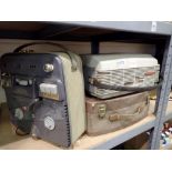 Three reel to reel tape recorders to include a Philips example. Not available for in-house P&P