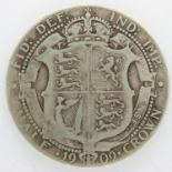 1909 silver half crown of Edward VII. UK P&P Group 0 (£6+VAT for the first lot and £1+VAT for