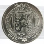 1824 silver shilling of George IV. UK P&P Group 0 (£6+VAT for the first lot and £1+VAT for