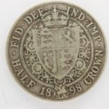 1898 silver half crown of Queen Victoria. UK P&P Group 0 (£6+VAT for the first lot and £1+VAT for