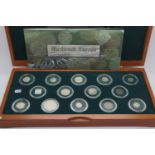 Royal Mint Medieval Europe Silver Collection certified set of hammered coins, boxed. UK P&P Group