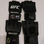 Two pairs of fighting gloves by Quano. UK P&P Group 1 (£16+VAT for the first lot and £2+VAT for