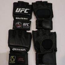 Two pairs of fighting gloves by Quano. UK P&P Group 1 (£16+VAT for the first lot and £2+VAT for