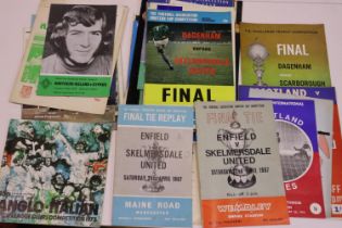 Mixed football programmes international charity games and testimonies. UK P&P Group 2 (£20+VAT for