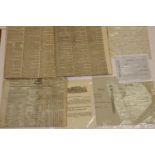 British Army and civilian documents, including some Napoleonic War period examples. UK P&P Group