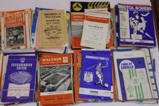 Approx 250 mixed football programmes leagues 1 - 4 mainly 1960s and 1970s. Not available for in-