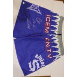 Pair of Iceman fight shorts, signed Chuck Liddell. UK P&P Group 1 (£16+VAT for the first lot and £