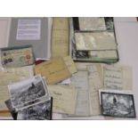 A large quantity of mostly wartime ephemera including German WWII examples. UK P&P Group 2 (£20+