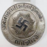 WWII German Reichluft Schutzbund (Air Raid Party) members gate / door marker denoting that an RLB