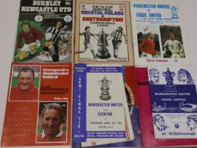 Twelve FA cup semi final programmes 1960s and later. UK P&P Group 1 (£16+VAT for the first lot
