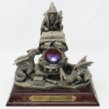 The Tudor Mint Myth & Magic: a large cast pewter figure, Proclaiming The Dragons Spell, limited