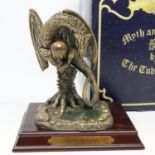 The Tudor Mint Myth & Magic: a large cast pewter figure, The Dragons Reflection (2001 edition), H: