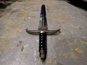 Replica sword, lacking finial. Not available for in-house P&P